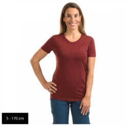 Bergfreunde.de - Women's Merino150 Bergfreunde Outline T-Shirt - T-shirt En Laine Mérinos -Magasin De Sports De Plein Air bergfreundede womens merino150 bergfreunde outline t shirt t shirt en laine merinos detail 10