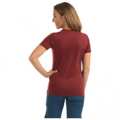 Bergfreunde.de - Women's Merino150 Bergfreunde Outline T-Shirt - T-shirt En Laine Mérinos -Magasin De Sports De Plein Air bergfreundede womens merino150 bergfreunde outline t shirt t shirt en laine merinos detail 12