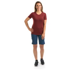 Bergfreunde.de - Women's Merino150 Bergfreunde Outline T-Shirt - T-shirt En Laine Mérinos -Magasin De Sports De Plein Air bergfreundede womens merino150 bergfreunde outline t shirt t shirt en laine merinos detail 9