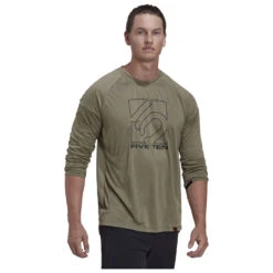 Five Ten - 5.10 L/S Jersey - Maillot De Cyclisme -Magasin De Sports De Plein Air five ten 510 l s jersey maillot de cyclisme detail 4