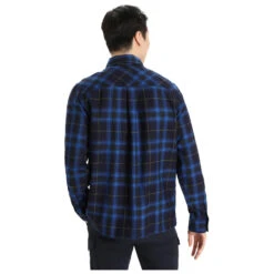 Icebreaker - Dawnder L/S Flannel Shirt Plaid - Chemise -Magasin De Sports De Plein Air icebreaker dawnder l s flannel shirt plaid chemise detail 3