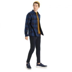 Icebreaker - Dawnder L/S Flannel Shirt Plaid - Chemise -Magasin De Sports De Plein Air icebreaker dawnder l s flannel shirt plaid chemise detail 4